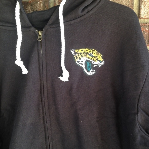Jacksonville Jaguars Full Zip NFL Hoodie - Picture 2 of 6